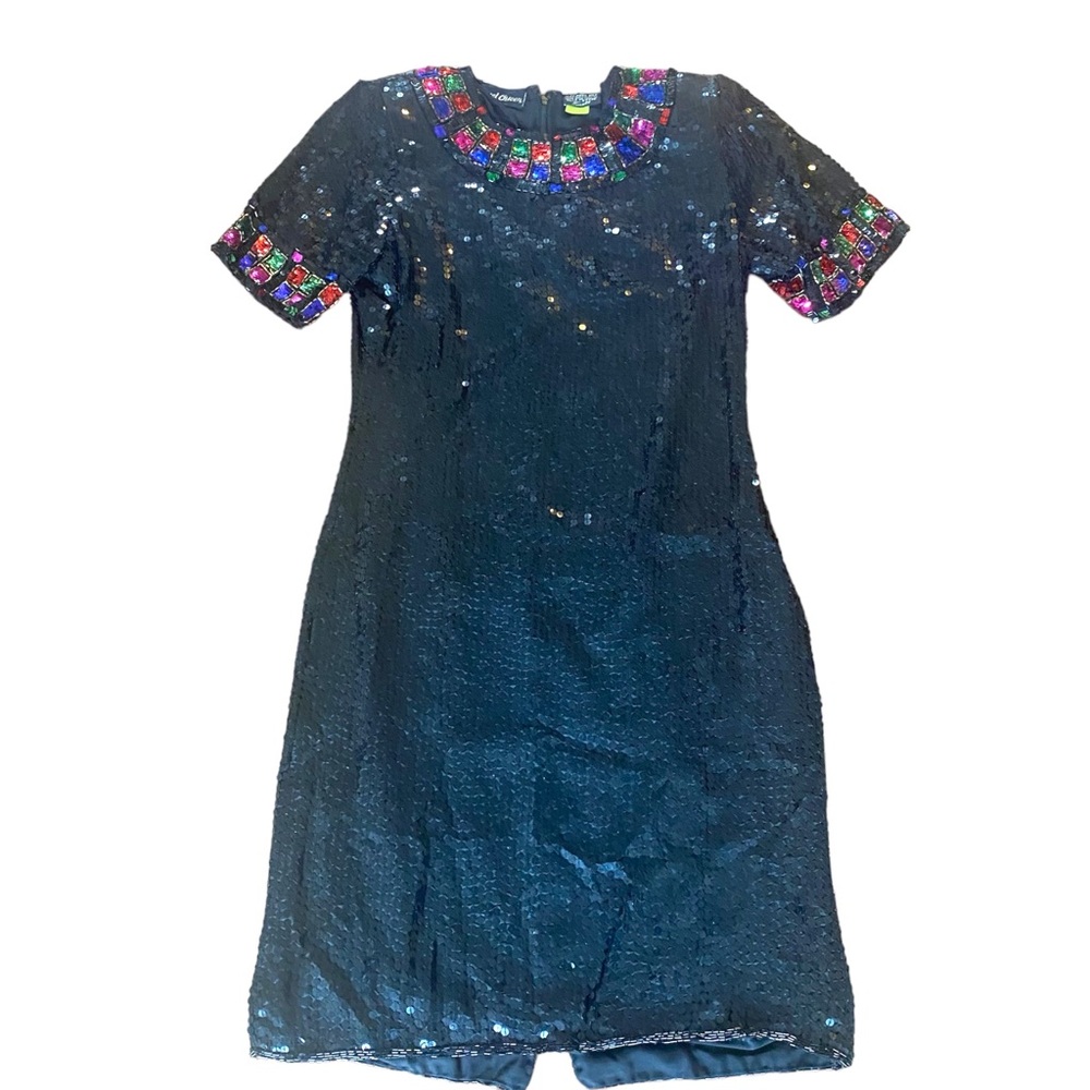 342 Jewel Queen vintage dress s